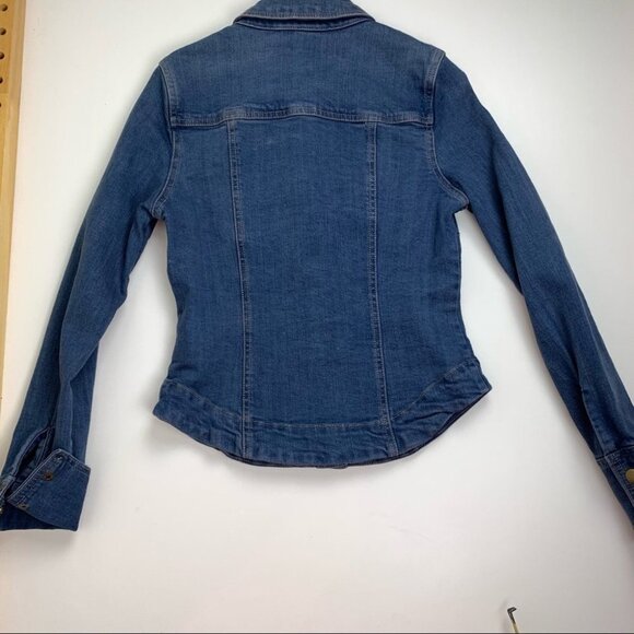 𝅺Free  People Denim Jean Shirt/Jacket - Picture 2 of 10